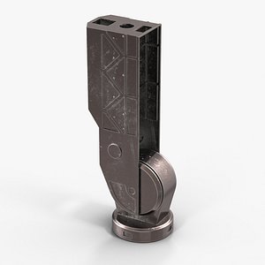 Anodized Industrial Joint 3 3D Model