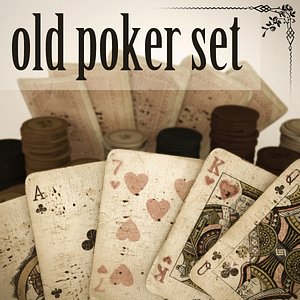 Old Timey Poker Set