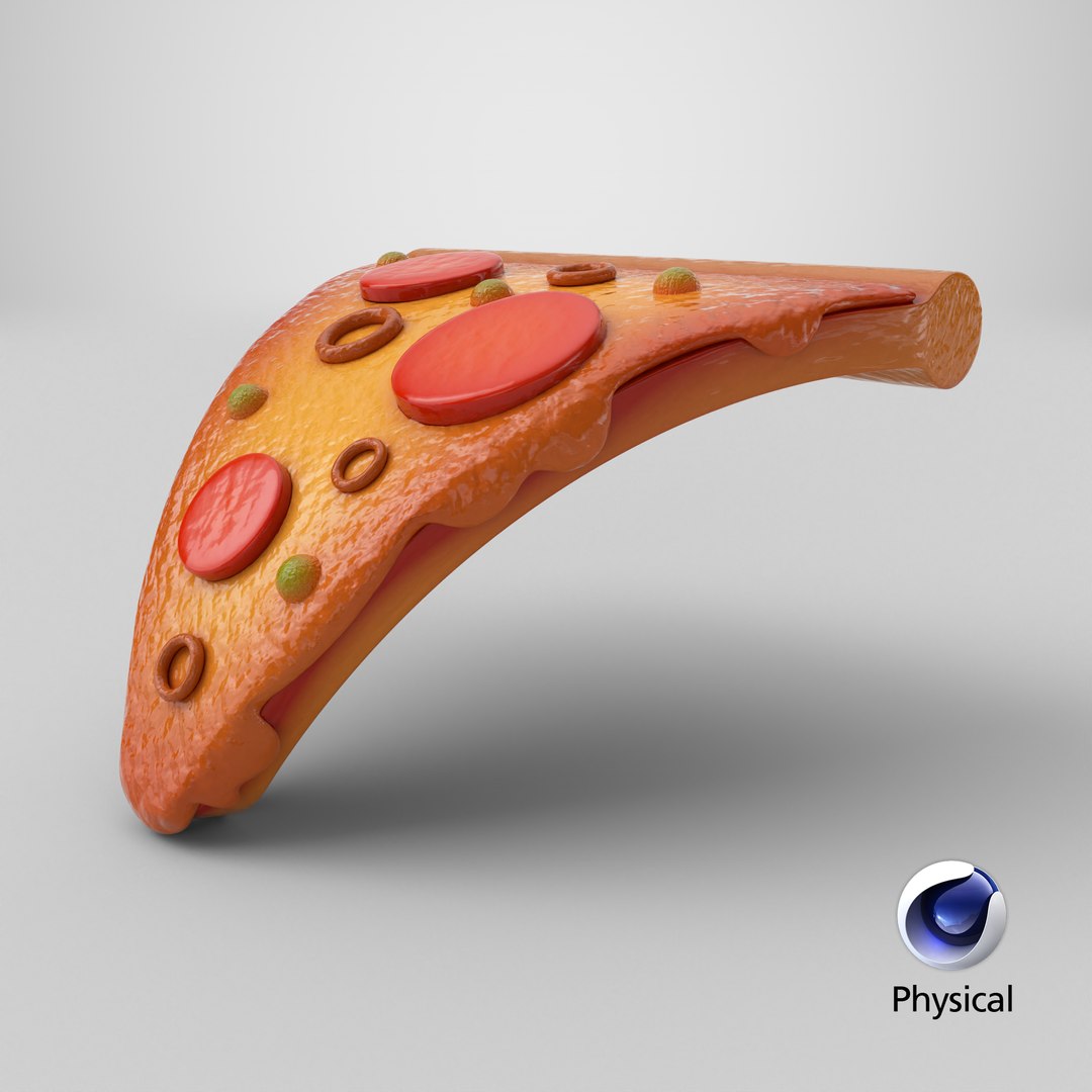 Pizza Slice Stylized 3D https://p.turbosquid.com/ts-thumb/XK/w2PSVM/bv/stemcell_cinema_4d_physical_render/png/1750869427/1920x1080/fit_q87/3b81803776b350ac334163da9333f27bdf45152d/stemcell_cinema_4d_physical_render.jpg