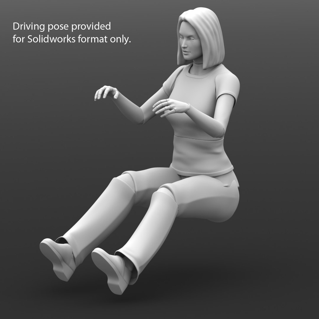 3dm Poseable Male Female Solidworks