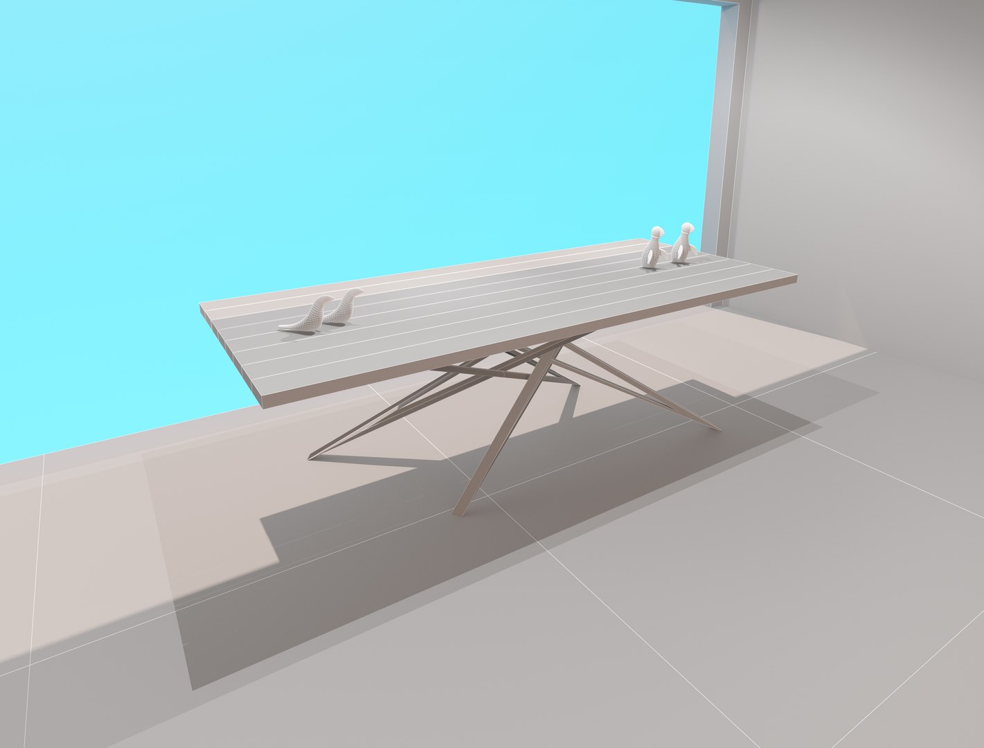 3D Star Table - TurboSquid 1839602