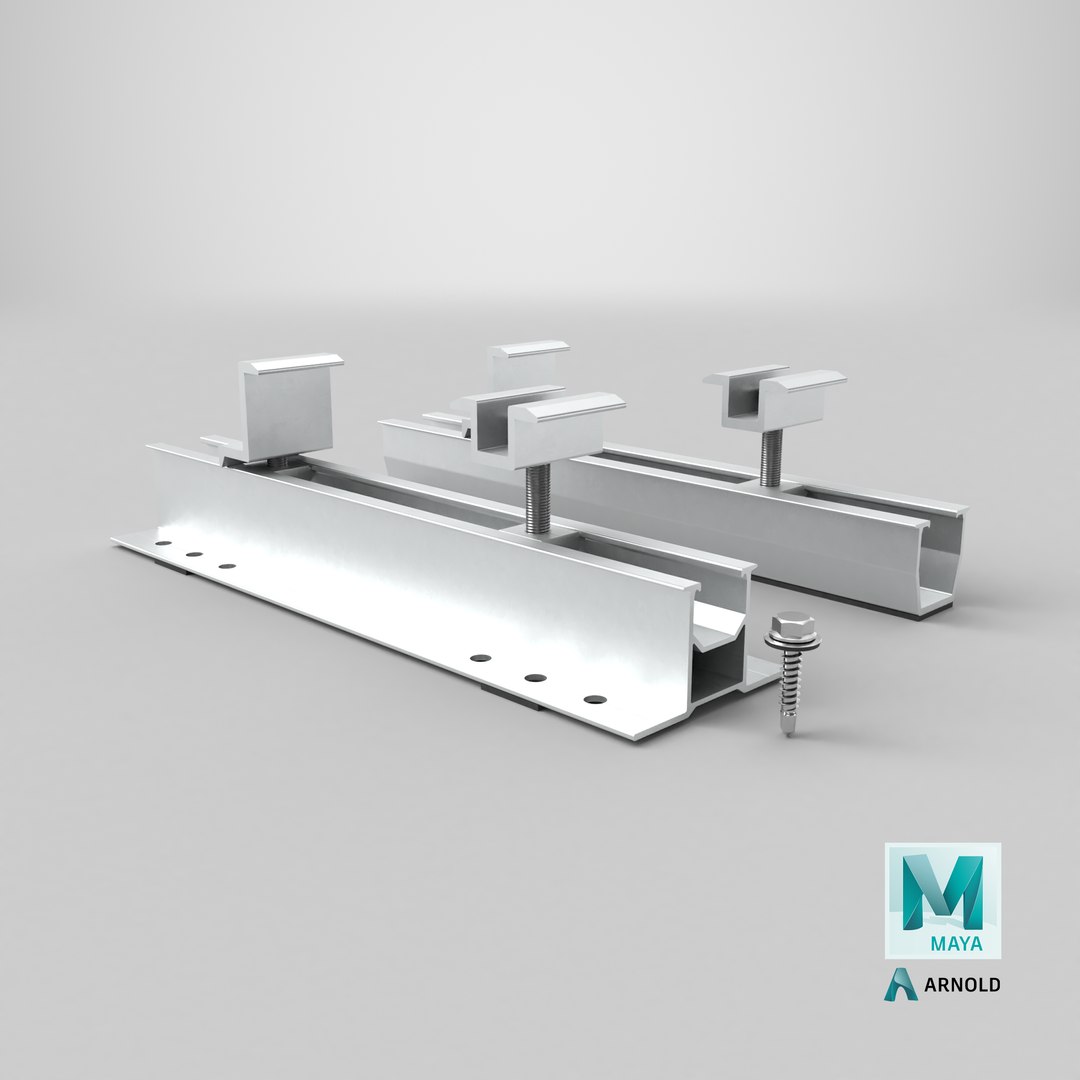 3D model Solar Panel Mounting Kit V7 https://p.turbosquid.com/ts-thumb/XK/zjGVDB/dr/stemcell_maya_arnold_render/png/1713457698/1920x1080/fit_q87/fa947c3ef59d7267bdb28ad20f9d4f2d46a63bf4/stemcell_maya_arnold_render.jpg