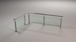 steel railing model