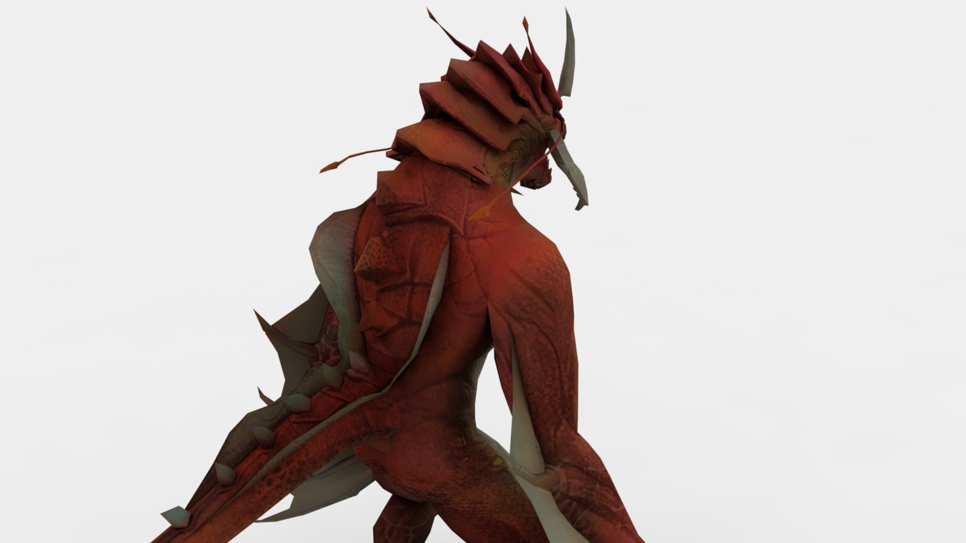 Drag Monster Rigged And Animated 3D Model - TurboSquid 2364729