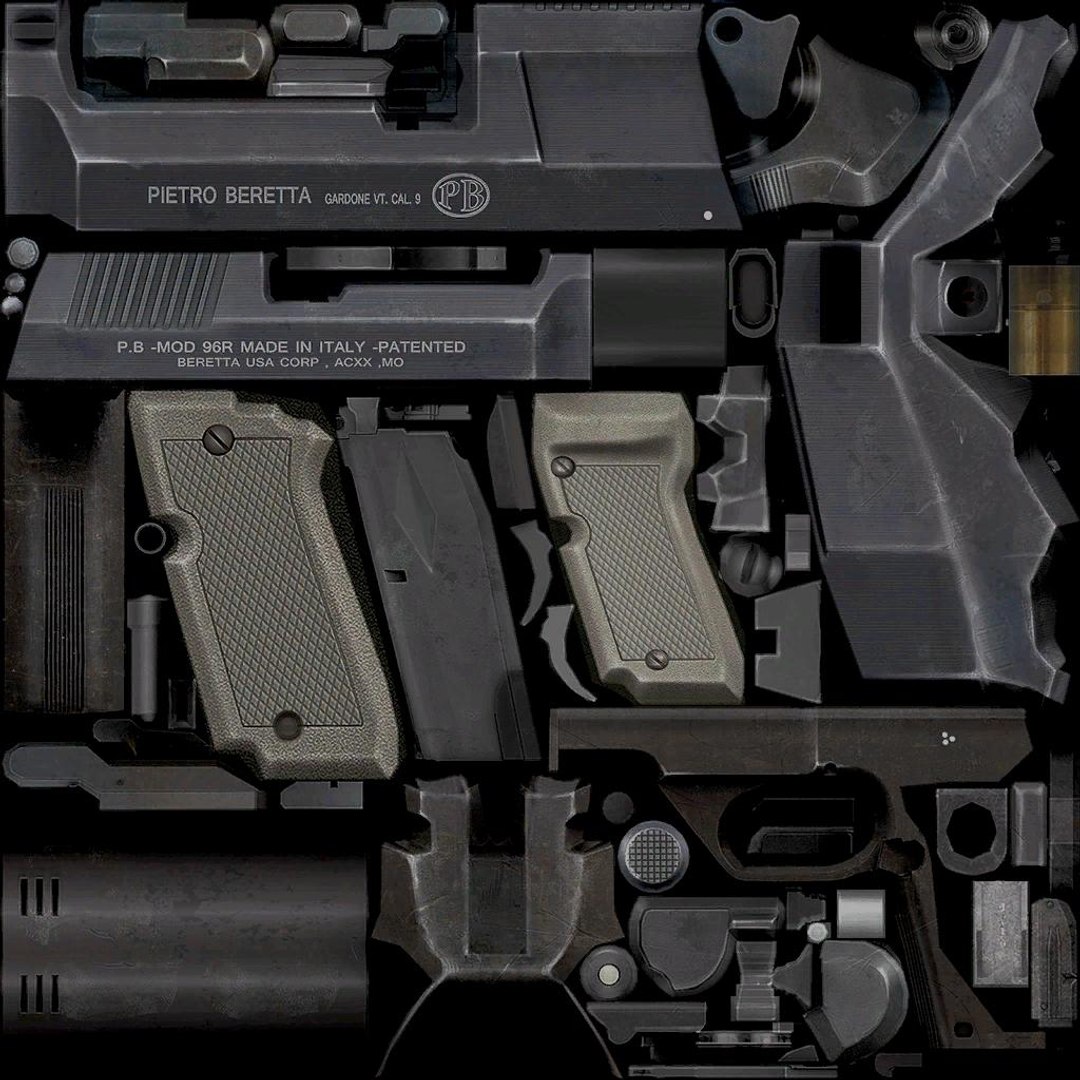 3D Beretta 93R - TurboSquid 1869955