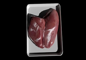 chicken liver 3D