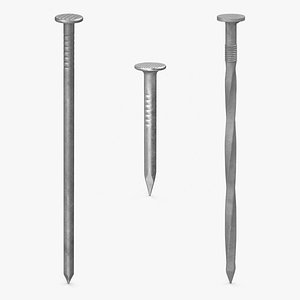 3D model Industrial Nails Collection