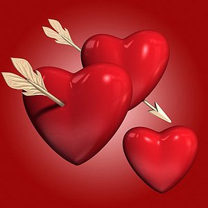 broken heart 3d model