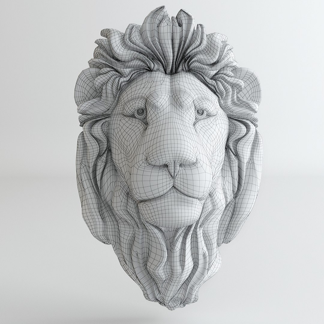 3d Lion Model