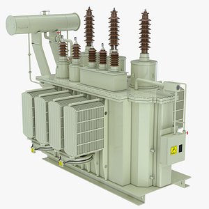 Electrical Transformer 3D model