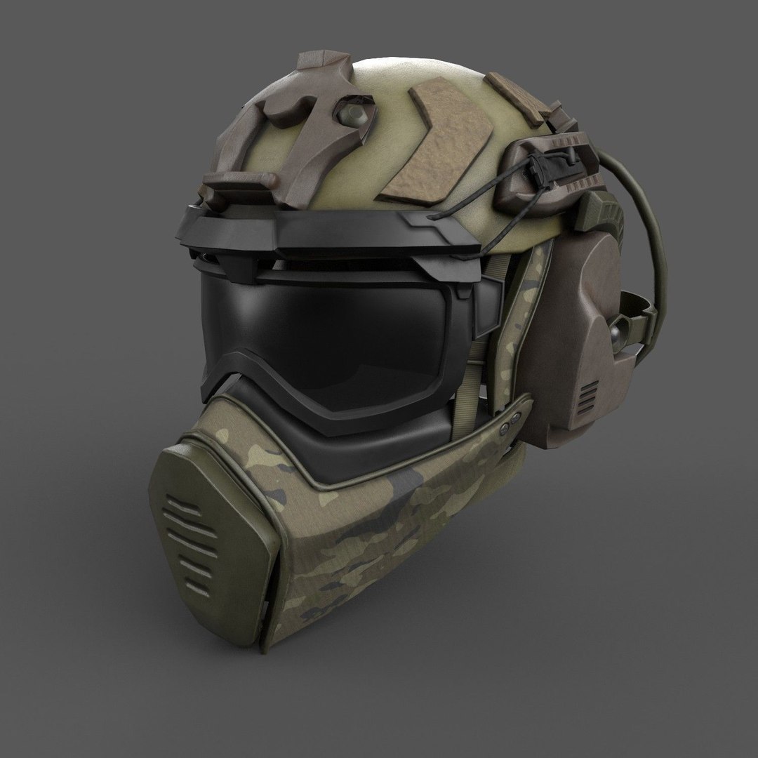 Military Helmet 3D Model - TurboSquid 1449066