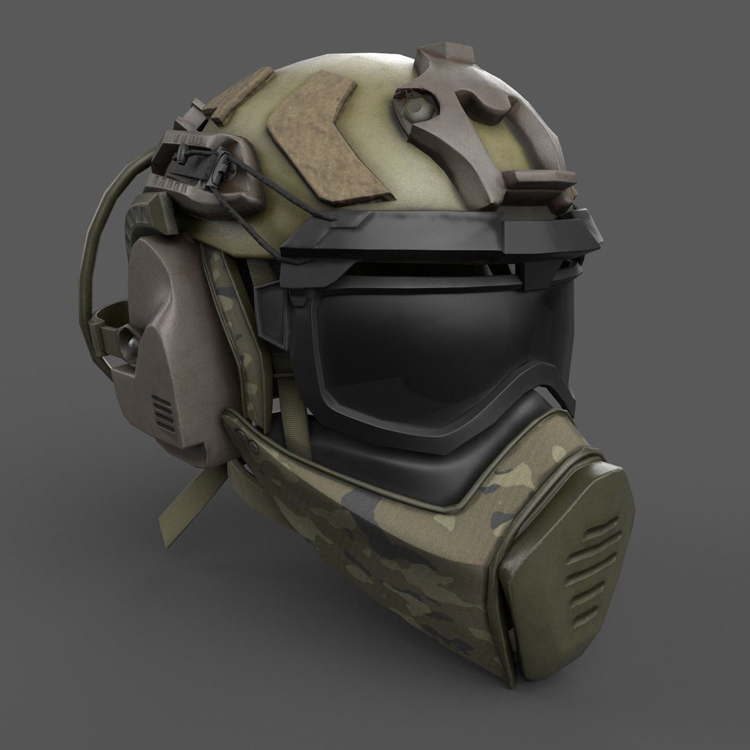 Military Helmet 3D Model - TurboSquid 1449066