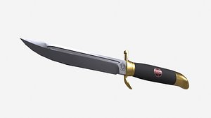 3D knife police model