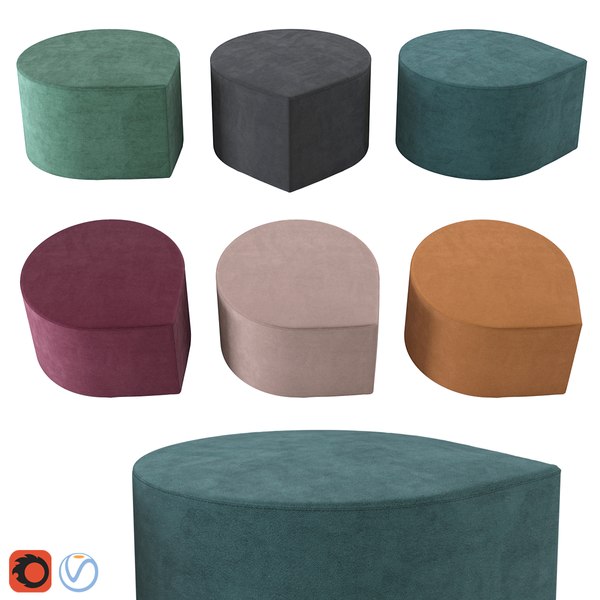 3D pouf stilla aytm TurboSquid 1395715