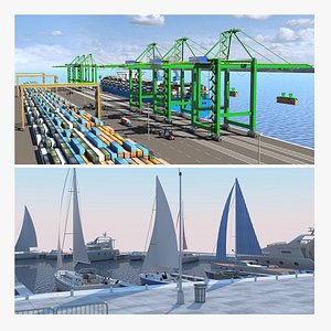 Container Terminal and Yacht Marina