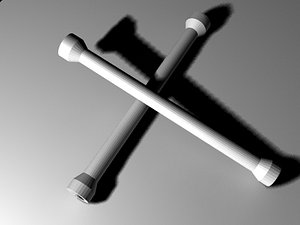 free wheel wrench 3d model
