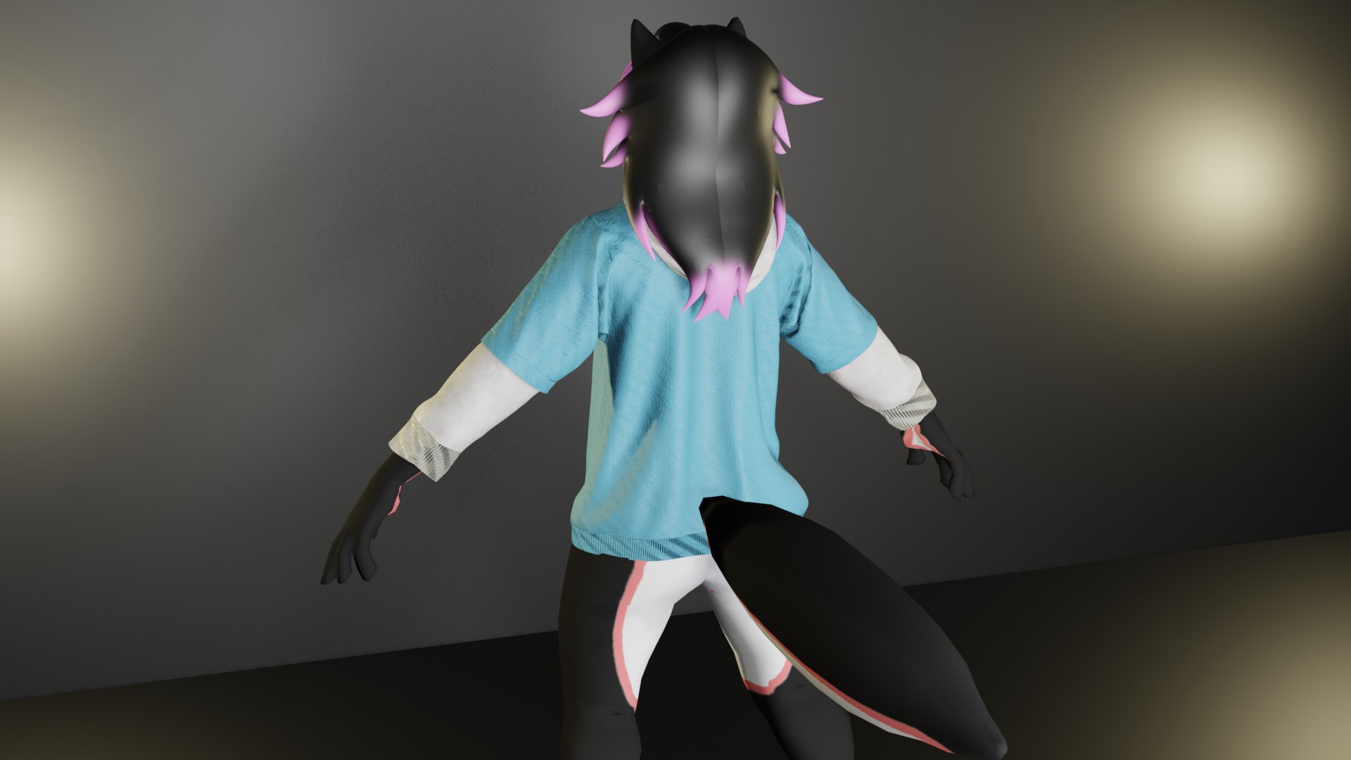 Furry Black Wolf 3D Model 3D Model - TurboSquid 2300861