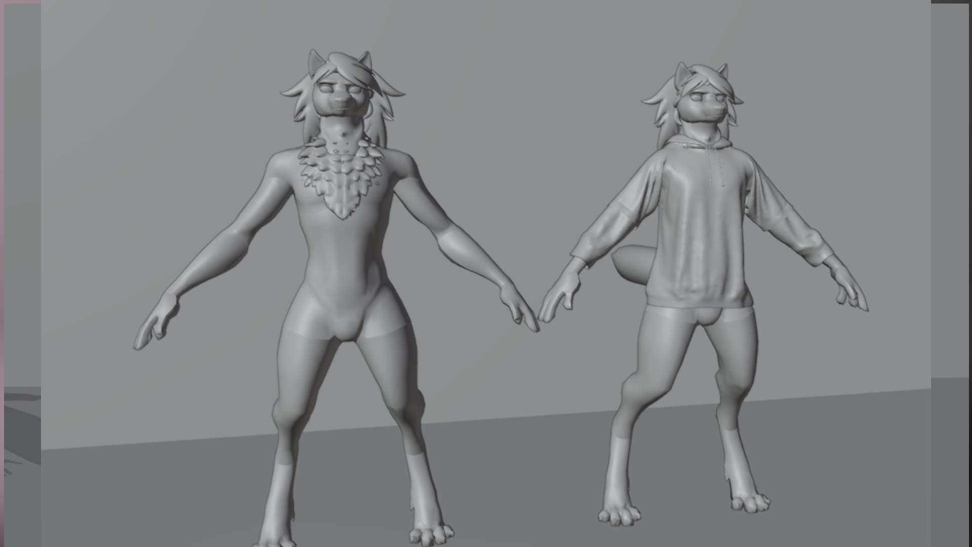Furry Black Wolf 3D Model 3D Model - TurboSquid 2300861