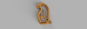 PENGUIN COOKIE CUTTER 3D model