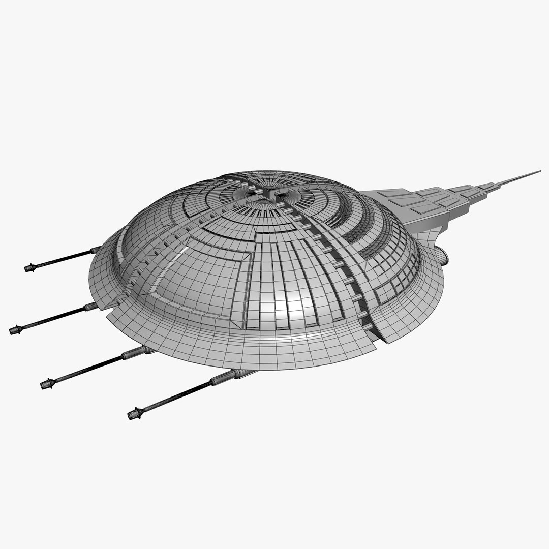 Horseshoe Crab Space Fighter 3d Model