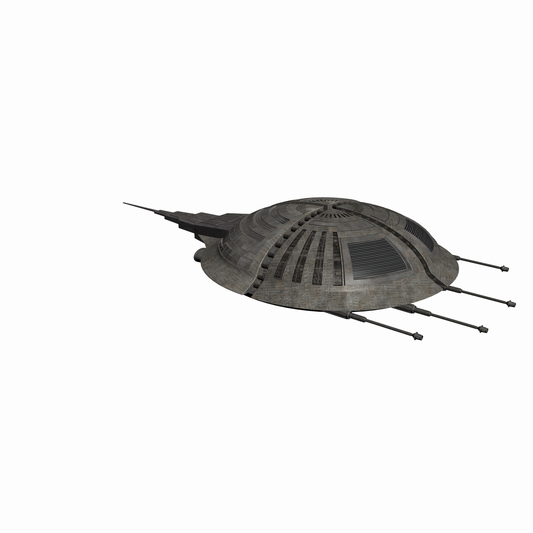 Horseshoe Crab Space Fighter 3d Model