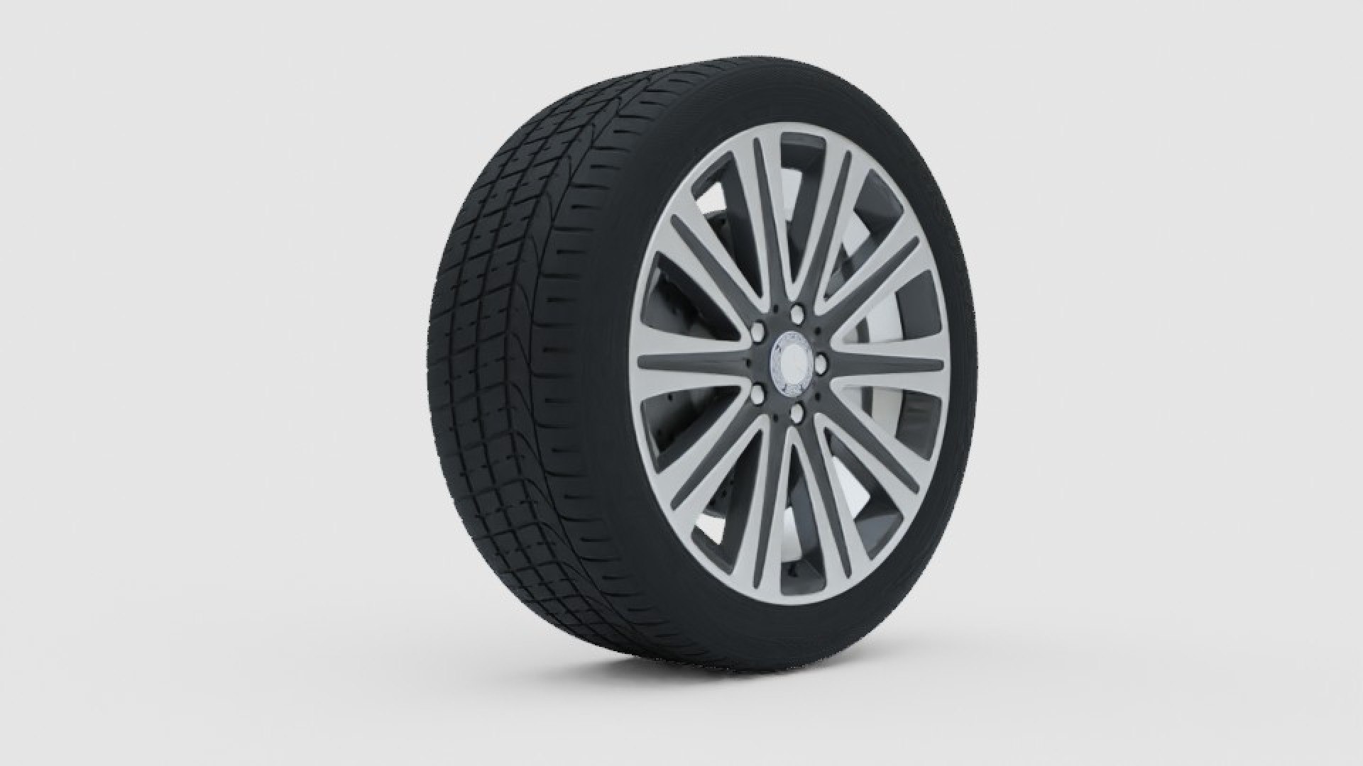 Mercedes Taxi Wheel With Rim 3D - TurboSquid 2157687