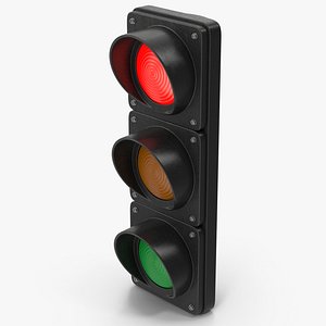 Traffic Red Light 3D model