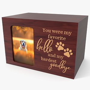 3D Pet Memorial Urn model