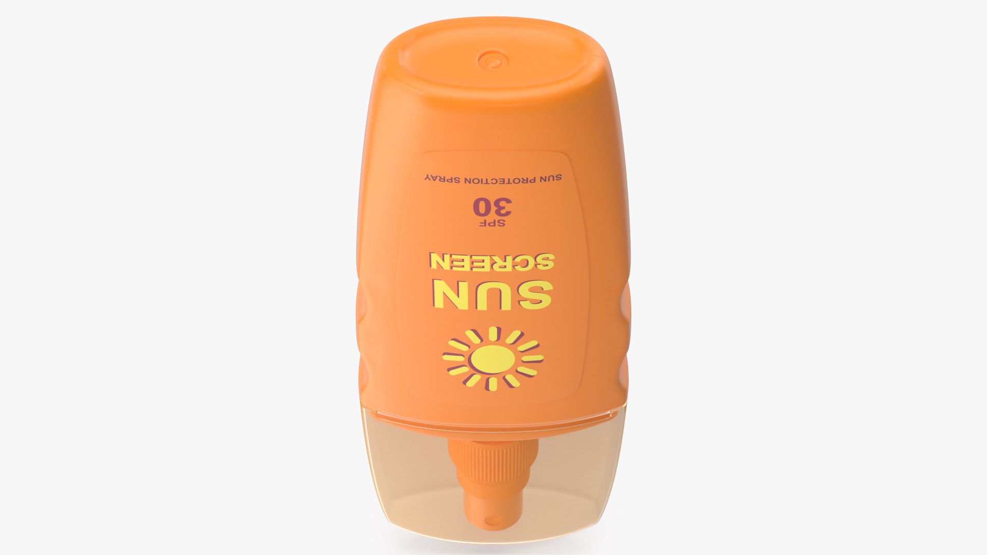 Spray Bottle Sunscreen Model - TurboSquid 1579459
