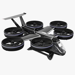 Aircraft Taxi Bell Nexus Lights On Simple Interior