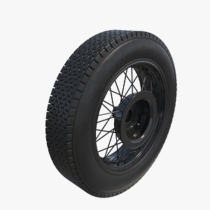 Retro Sport Car Wheel