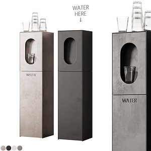 438 Purifier The Apas Monolith Water Cooler 3D