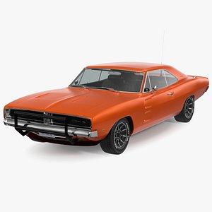 Dodge Charger 1969 Orange