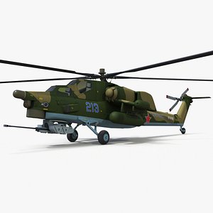 3D model Combat Helicopter Mi-28