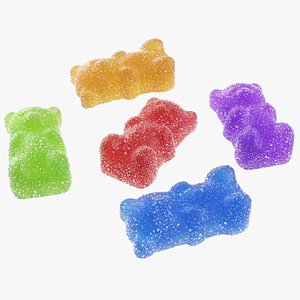 3D Sugar Gummy Bears