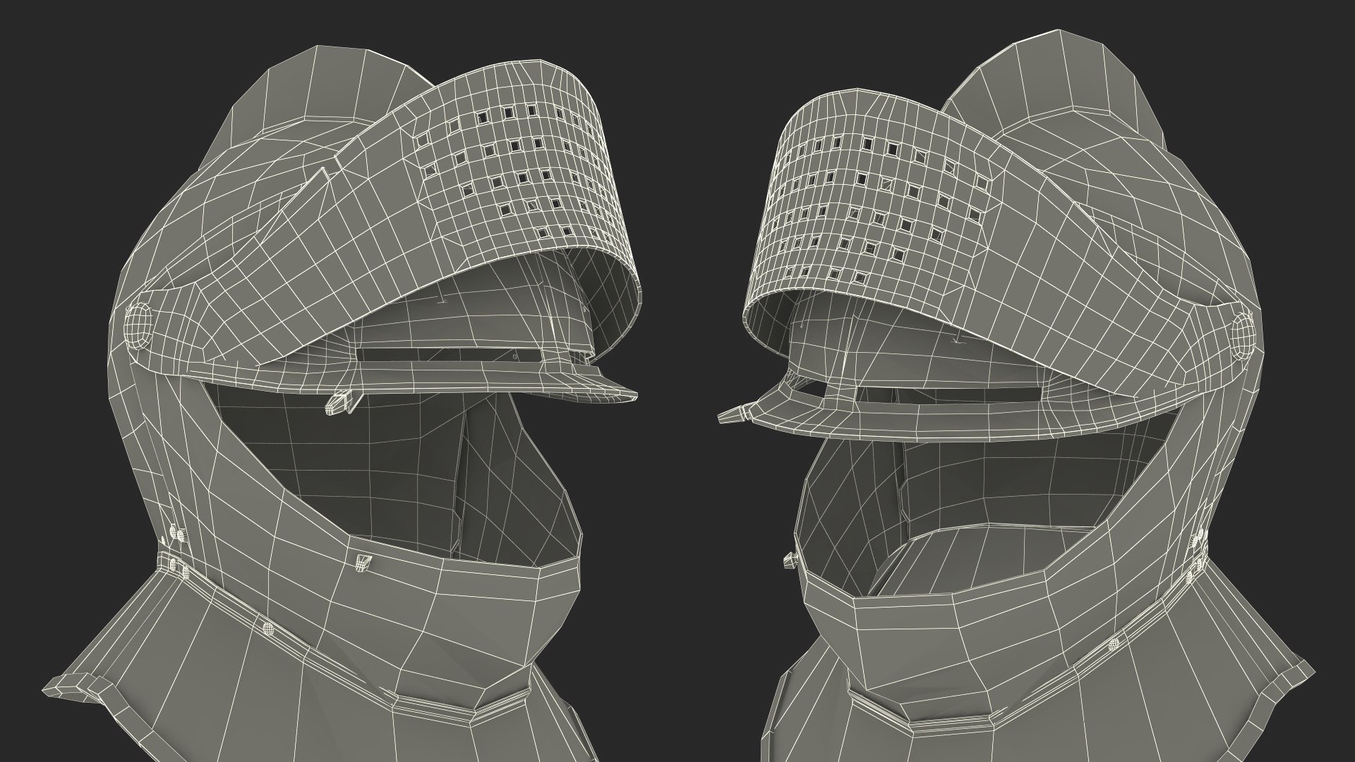Medieval Knight Helmet Model - TurboSquid 2388653