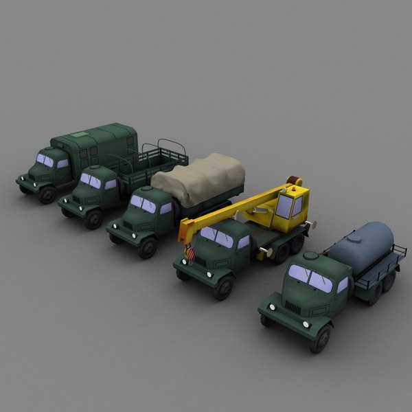 czechoslovakia cars 3d model