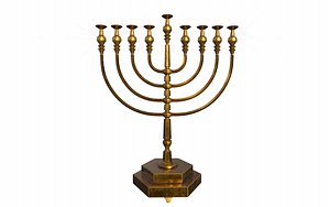 Hanukkah Menorah model