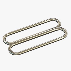 Plated Tri Glide 3 Bar Slide Adjuster Webbing Belts Slides
