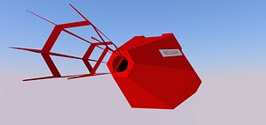 free red dwarf 3d model
