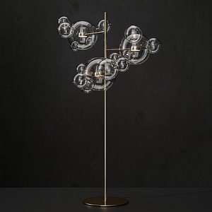 3D floor lamp bolle giopato model