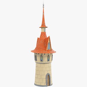 Stylized Castle Watch Tower