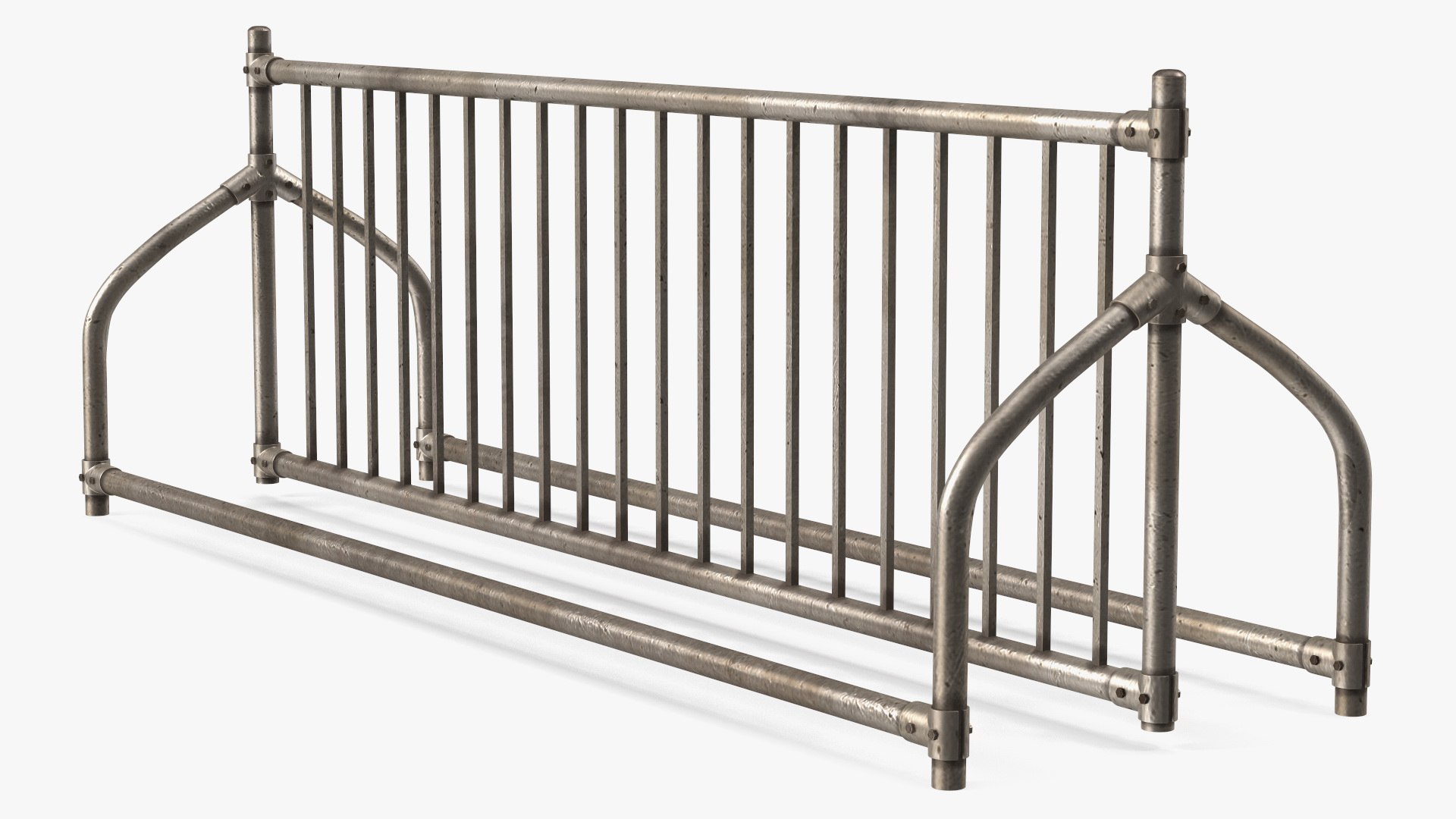 Double Sided Bike Rack 3D model preview