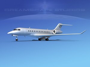 turbines bombardier global express 3d dxf