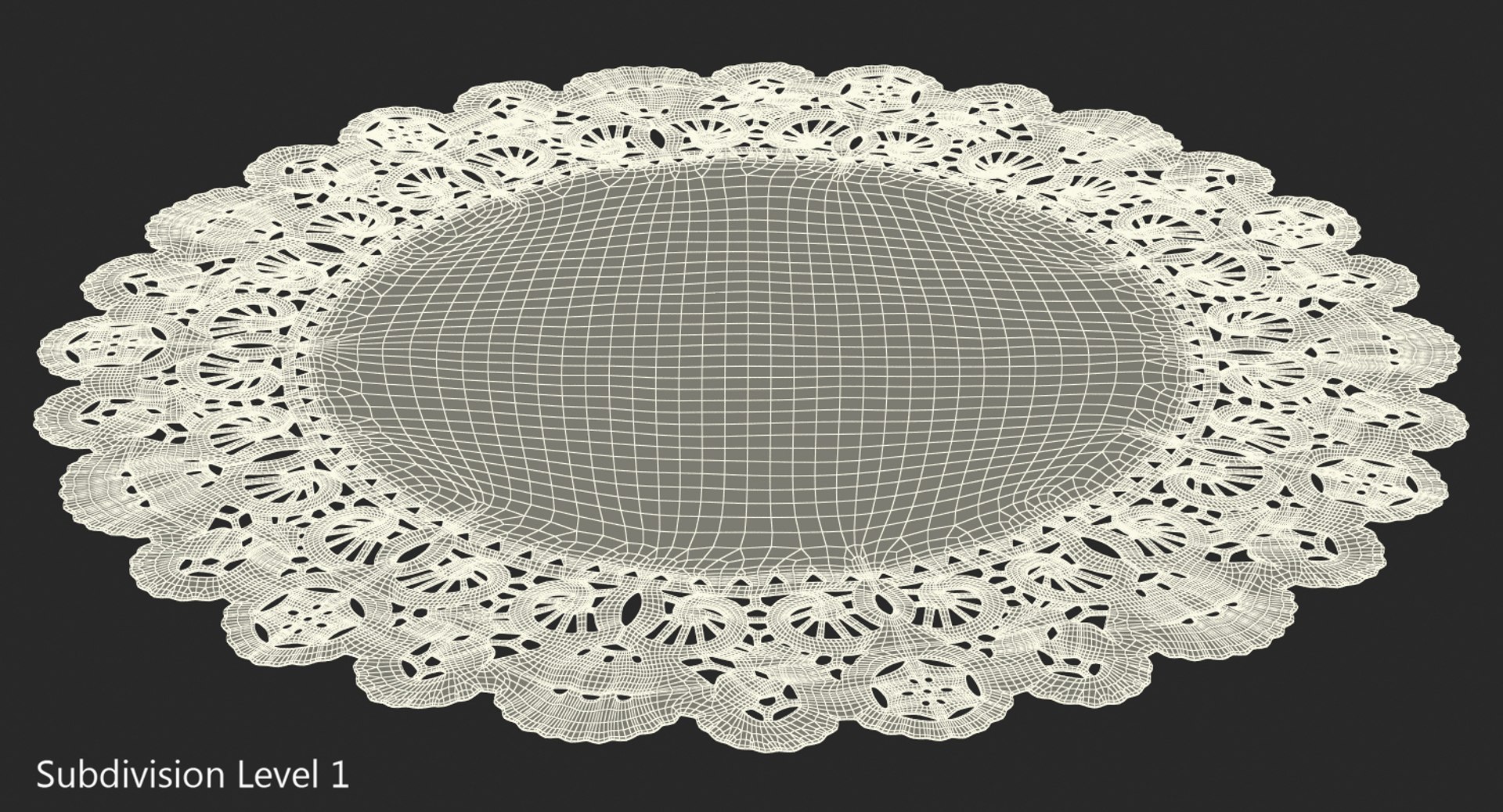 white paper lace doily 3D model https://p.turbosquid.com/ts-thumb/XM/WfK1ug/bjX4zKRe/roundwhitepaperlacedoily3dsmodel006/jpg/1518388101/1920x1080/fit_q87/872cfb9cdf85e0288446fe1fdacf1d259a1fec1a/roundwhitepaperlacedoily3dsmodel006.jpg