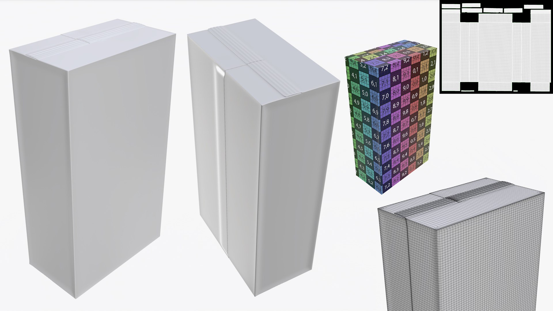 Pack Package Bag Model - TurboSquid 1513219