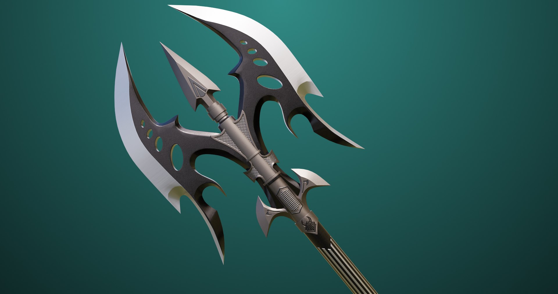 Silver Battle Axe 01 All PBR Unity UE Textures Included model https://p.turbosquid.com/ts-thumb/XM/Zjw5R0/ot/axe01_00036/jpg/1672719927/1920x1080/fit_q87/6c1a9d0d8a8d1b09fa23347d6999c23f2d15cb78/axe01_00036.jpg