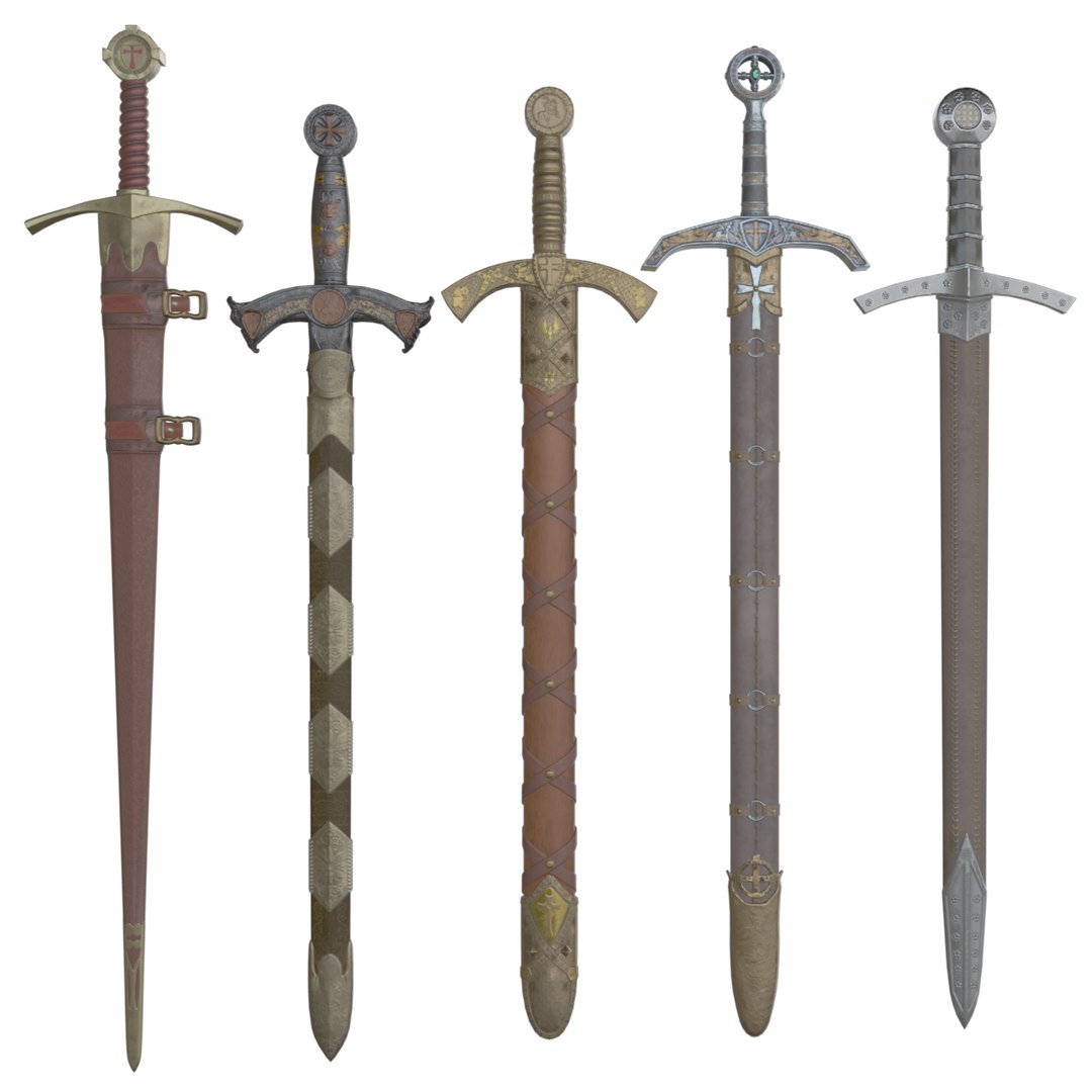 3D Swords Blade Pbr Model - TurboSquid 1637488