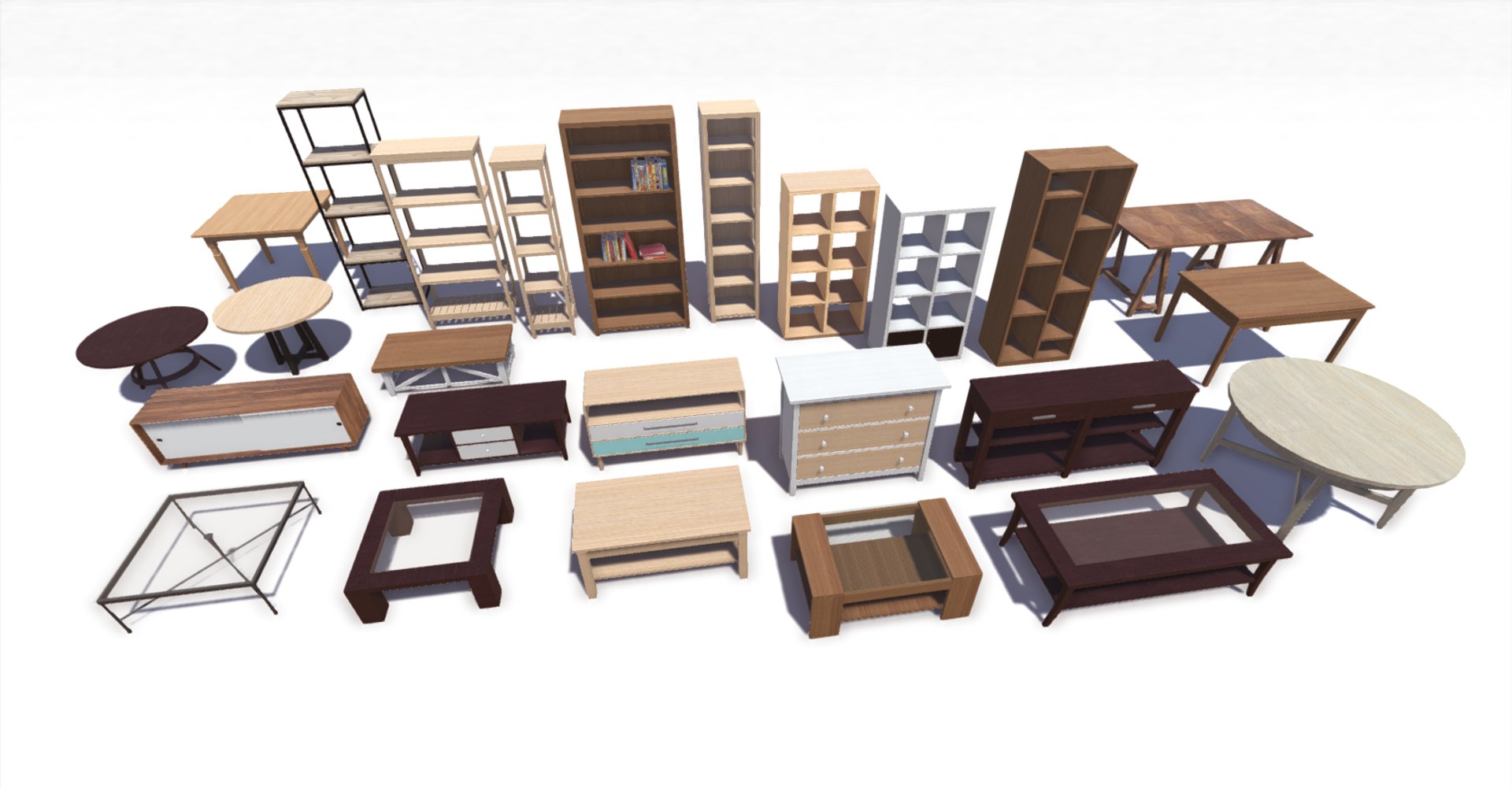 Furniture Tables Fbx