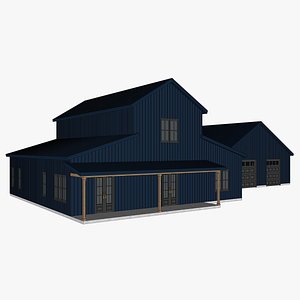 3D Barndominium House-83